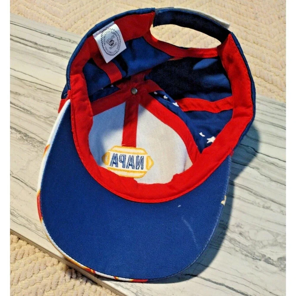Vtg Michael Waltrip NAPA Racing Hat Cap NASCAR‎ #15 Star Stripes Official